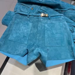 YOLOAgain Suede Shorts Women Real Leather Shorts With Belt 2026 Spring New