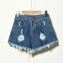 Aesthetic Summer Hot Wide Leg Loose Ripped High Waist Korean Fashion Vintage Short Pants Casual Women's Jean Denim Shorts Female