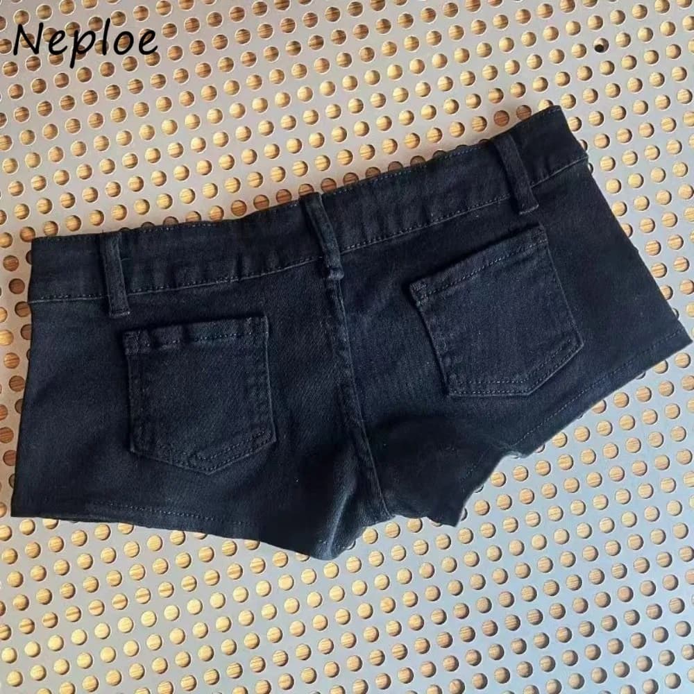 Neploe Simple Office Lady Short Y2K Women Pants Spice Girls Sexy Casual Slim Shorts All-match Bodycon Minority Streetwear Pant