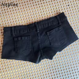 Neploe Simple Office Lady Short Y2K Women Pants Spice Girls Sexy Casual Slim Shorts All-match Bodycon Minority Streetwear Pant