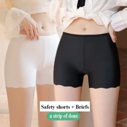 Women Sexy Soft Seamless Safety Short Pants Summer Ice Silk Breathable Comfortable Tight Shorts Under Skirt Panties Underwear