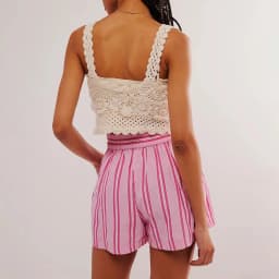 Straight Striped Casual Pockets Beach Shorts Women Fashion Shorts Summer Short Pants Ladies Short Women Shorts Sport Femme Pants