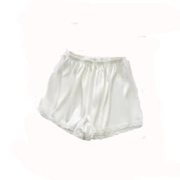 Women Spring Summer Satin Silk Lace Safety Shorts Pants Loose Elastic Waist Home Sleep Shorts Nightwear Bottom Thin Pajamas