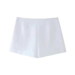 DUOPERI Women Fashion Solid Mini Skorts High Waist with Bowknot Female Chic Lady Casual Skirt Shorts Culottes