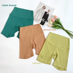 Women Yoga Shorts Gym Sports Shorts High Waist Workout Leggings Fitness Short Pants Running Cycling Tight Soft Sportswear🩳👍️