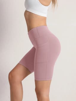 2XXL 16Colors Pockets High Waist Shorts Woman Solid Color Fitness Skinny Stretch Sport Shorts Compression Athletic Pockets Pants