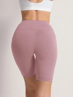 2XXL 16Colors Pockets High Waist Shorts Woman Solid Color Fitness Skinny Stretch Sport Shorts Compression Athletic Pockets Pants