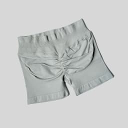 Women Casual Sports Shorts Summer Thin High Waist Shorts 4.5" Low Ribbed Band Running Breathable Short Pants