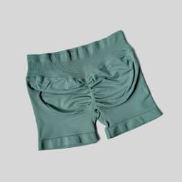 Women Casual Sports Shorts Summer Thin High Waist Shorts 4.5" Low Ribbed Band Running Breathable Short Pants