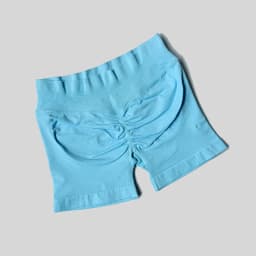 Women Casual Sports Shorts Summer Thin High Waist Shorts 4.5" Low Ribbed Band Running Breathable Short Pants