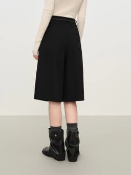 FSLE Retro Straight Shorts Women's 2025 Winter New Commuter Streetwear Loose High Waist Unisex Cool Girls British Style