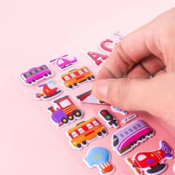 20 Sheets 3D Stickers for Kids Puffy Children Stickers Boys Girls Teachers Reward Craft Scrapbooking Gift Toys