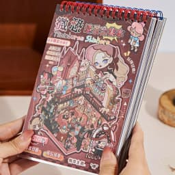 Guka 5.0 Slightly Thrilling Scenery Making Sticker Collection Book Halloween Gift Micro 3D Stereo Cottage Handmade Stickers