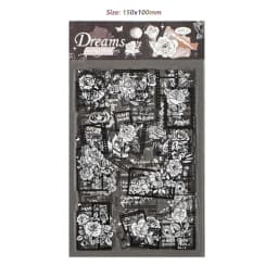 Sticker for Scrapbooking Adhesive Plant Theme 87HC