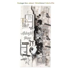 Sticker for Scrapbooking Adhesive Plant Theme 87HC
