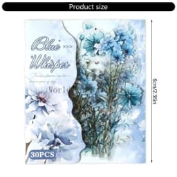 Sticker for Scrapbooking Adhesive Plant Theme 87HC