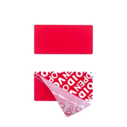 Red 100pcs Warranty Protection Sticker 1.57" x 0.79"(40mm x 20mm) Safe Seal Anti-Tamper Warranty Void open Label sticker
