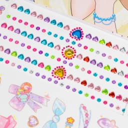 1PCS Style Random Makeup Painting Book Girl's Birthday Gift Fun Handmade DIY Princess Makeup Box Dressing Set Creative Sticker