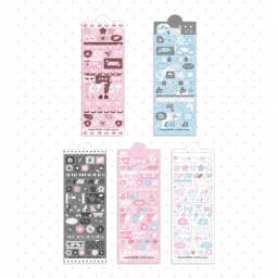 WAKAWAKA Cute Deco Stickers for Scrapbooking Keluli Moment Pink Wing Star Decorative Stickers Diy Phone Luggage Laptop