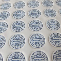 450pcs 10mm Diameter Round Fragile Paper Sticker Warranty Destructive Adhesive Eggshell Seal