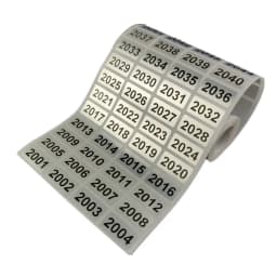 1000 Labels Consecutive Number Inventory Storage Sticker Waterproof 20mm x 10mm 001 to 10000 For Choice