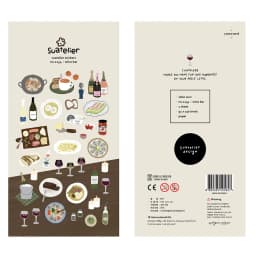 Korean Import Original Suatelier Collection Kawaii Daily Stickers Scrapbooking Diy Journal Stationery Sticker Deco Art Supplies