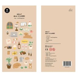 Korean Import Original Suatelier Collection Kawaii Daily Stickers Scrapbooking Diy Journal Stationery Sticker Deco Art Supplies