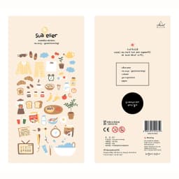 Korean Import Original Suatelier Collection Kawaii Daily Stickers Scrapbooking Diy Journal Stationery Sticker Deco Art Supplies