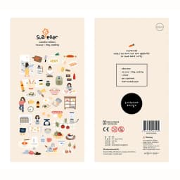 Korean Import Original Suatelier Collection Kawaii Daily Stickers Scrapbooking Diy Journal Stationery Sticker Deco Art Supplies
