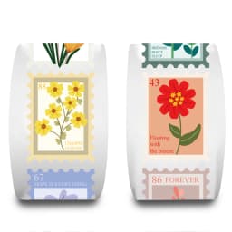 500PCS Flower Stamps Roll Sticker Harajuku Cartoon Y2k Fashion Scrapbook Graffiti Cafe DIY Scrapbooking Phone Gifts Decals