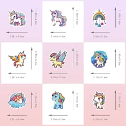 10/30/50PCS Unicorn Flight PVC Sticker Aesthetic Decoration Scrapbooking Korean Stationery School Supplies