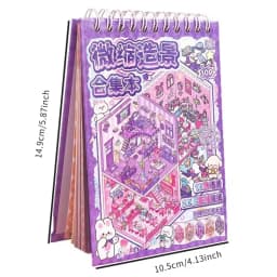 Mr.Paper 30Pcs 3D Miniature Scene Stickers, Layered Diorama Decals for Journal Scrapbooking, Puzzle Craft DIY Stress Relief