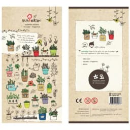 1 Pc Suatelier Series Cute Cartoon Decorative Stickers Transparent PVC Scrapbooking Stickers Korean Gift Stationery