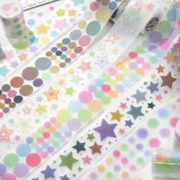Journal GO 5x200cm Star Cloud Tape Stickers for Scrapbooking Collage Junk Journal DIY Craft Decor Masking Tape Stationery