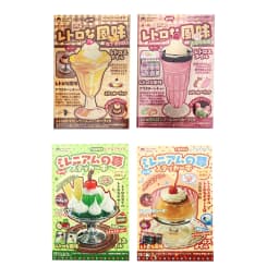 30sheets Kawaii Japanese Showa style cuisine glitter film die-cutting sticker book DIY handmade scrapbook aesthetic stationery