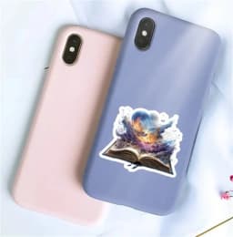 Stickers Hand-painted Watercolor Fairy Tale Castles in Fantasy Books Stickers DIY Scrapbook Diary Project Decoration Vintage