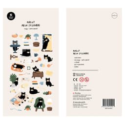 Korean Brand Suatelier Collection Daily Food Vlog Stickers DIY Scrapbooking Journey Diary Stationery Stickers Supplies