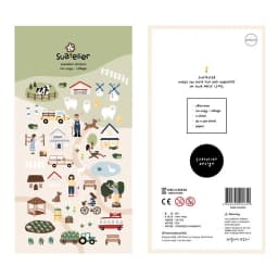 Korean Brand Suatelier Collection Daily Food Vlog Stickers DIY Scrapbooking Journey Diary Stationery Stickers Supplies