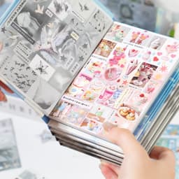 Mr. Paper 30pcs Japanese-style vintage sticker book Evening breeze letter paper Cut film sticker DIY handbook Collage tablet