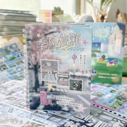 Mr. Paper Time Reshaping Cut Film Sticker Book, 30pcs Coil Design for DIY Scrapbook Notebook Cup Journal Decoration