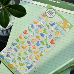 Korean Import Original NEKONI Animals Penguin Dinosaur Stickers Scrapbooking Diy Journal Stationery Sticker Decor School Supply