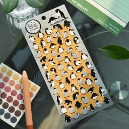 Korean Import Original NEKONI Animals Penguin Dinosaur Stickers Scrapbooking Diy Journal Stationery Sticker Decor School Supply