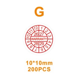 New 26/27/28/29 year warranty Sealed label Safety protection sticker Tear invalid mobile phone electronics fragile sticker