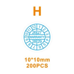 New 26/27/28/29 year warranty Sealed label Safety protection sticker Tear invalid mobile phone electronics fragile sticker