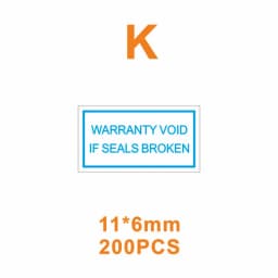 New 26/27/28/29 year warranty Sealed label Safety protection sticker Tear invalid mobile phone electronics fragile sticker