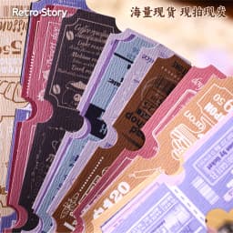 15pcs/1lot Kawaii Scrapbook Sticker receipt Scrapbooking Supplies Planner Decorative Stationery Sticker