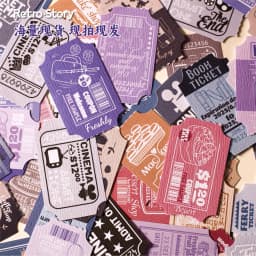 15pcs/1lot Kawaii Scrapbook Sticker receipt Scrapbooking Supplies Planner Decorative Stationery Sticker