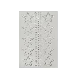 3D Star Heart Shaped Pearls Crystal Stickers Kids DIY Self Adhesive Jewel Crafts Sparkly Rhinestone Stationery Stickers Girls