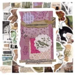 10/30/50PCS Broken Painting PVC Sticker Aesthetic Decoration Scrapbooking Korean Stationery School Supplies