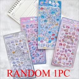 Relief animal 3D crystal stickers, DIY crafts, PVC cartoon animal stickers, decorative phone stickers